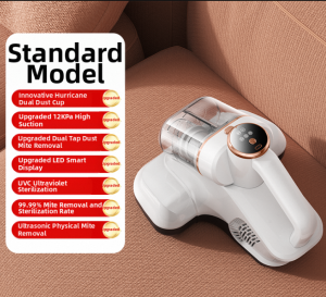 Wireless High-Airy Uv Sterilizer Dust Mite Remover Vacuum Cleaner Handheld Machine Ultrasonic Frequency Beat Dust Mite Sensor