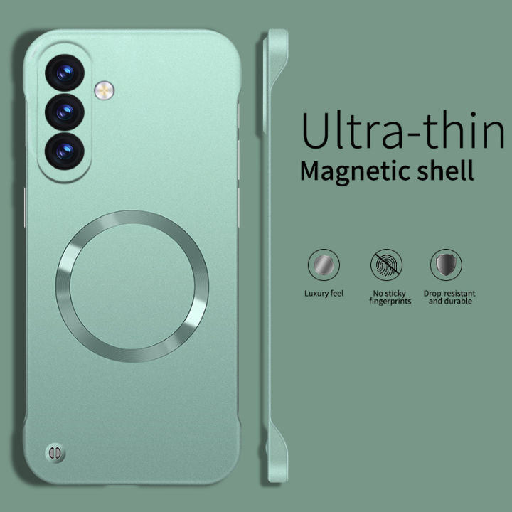 Ultra%20Thin%20Matte%20Metal%20PC%20Hard%20Frameless%20Magnetic%20Case%20For%20Samsung%20S26%20S25%20Edge%20S24%20S23%20S22%20Ultra%20Plus%20FE%20A57%20A37%20A17%20A56%20Cover%20-%20Image%208