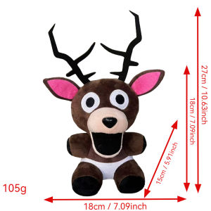 99 Nights In The Forest Deer Plush Toys Movie Stuffed Animals Deer Toy Fans Birthday Gifts Toys for Kids Halloween Gifts 18cm