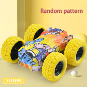 W21 Childrens toy car fun double-sided car inertial safety anti-collision anti-fall Kids anti-fall model sliding off-road vehicle