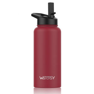 WATERSY 15oz/32oz Stainless Steel Thermal Mug with Handle Large Capacity Insulated Tumbler Cup Vacuum Flask Water Bottle