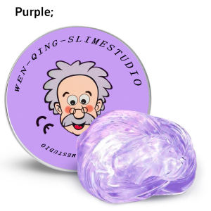 Transparent Liquid Mud Slime Bubble Gel Stress Relief Toy Elastic Glass Transparent Crystal Mud Home Decor 2026 Kids Gift