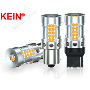 KEIN 2x CANBUS No Error 1156 Led PY21W T20 BA15S P21W S25 R5W R10W BAU15S 7440 W21W WY21W Amber Turn Signal Bulb Car Light Lamp