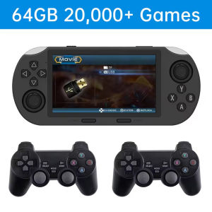 SF3000 Portable Mini Handheld Game Player 4.5 Inch IPS Screen Retro Video Game Console Built-in 20000+ Games for PS1/GBA/SFC