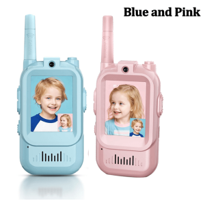 Mini Smart Camera Video Walkie Talkie for Children Rechargeable Interphone Outdoor Hiking Walky Talky Kid Gift Cartoon Cute Game