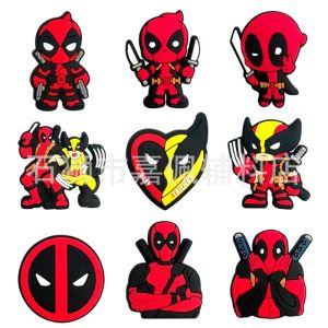 Marvel Shoe Charms: Deadpool & Wolverine Decorations for Your Favorite Sandals