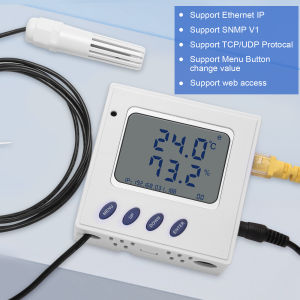 Temperature and HumidityPoe TemperatureTemperature SensorEthernetRJ45IPSNMP Protocol  Sht30 Sensor with 2 Meters Lead