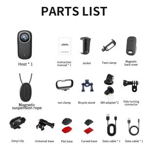 4K WiFi Mini Action Camera Outdoor Sport Thumb Pocket Camera Portable Helmet Motorcycle Camcorder for Vlog Cycling Body Cam