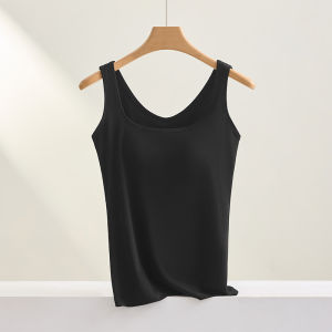 M-XXL เสื้อกล้ามเบาะลูกไม้ผ้าโมดอล35-95กก. พร้อมถ้วยสำหรับผู้หญิงใส่ในฤดูร้อนโยคะขั้นต้นเสื้อชั้นใน