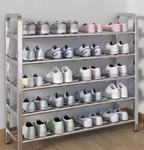JIAXU | Extra Thick & Heavy-duty Stainless Steel Shoe Rack 304 Stainless Steel