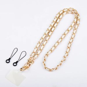 Phone Strap Anti-lost Lanyard phone charm Holder Mobile Accessories Crossbody Necklace Cord Chain Black Color for All Phone Case