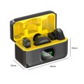 J6 Wireless Lavalier Lapel Microphone Live Streaming Interviews Portable Noise Mini Reduction Audio Video Recording Live phone. 