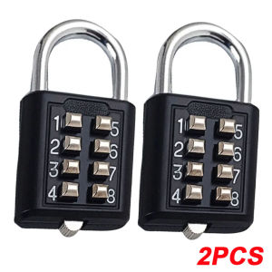 8 Digits Password Code Outdoor Waterproof Combination Padlock Zinc Alloy Suitcase Travel Luggage Anti-thieft Keyed Smart Lock