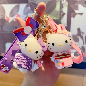 ZEEMIN Halloween Christmas Sanrio Hello Kitty Keychain: A Perfect Gift for Girls
