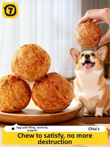 7o | Duck Meat Dental Chews For Small And Medium Dogs Egg Yolk Filled