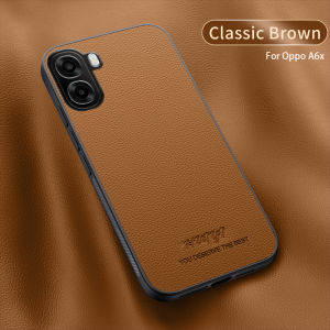Case For OPPO A6X A6 X OPPOA6X 5G 4G Phone Case Magnetic Wireless Charging Luxury Leather Texture Shockproof Camera Protection Back Cover For OPO A6X 4G 5G
