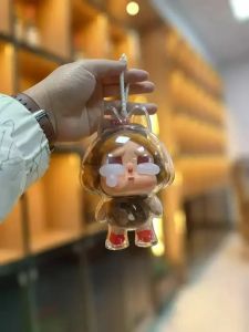 Transparent Protective Cover Dust Case for CRYBABY Series Crying Baby Vinyl Plush Face Protective Case Protective Cover