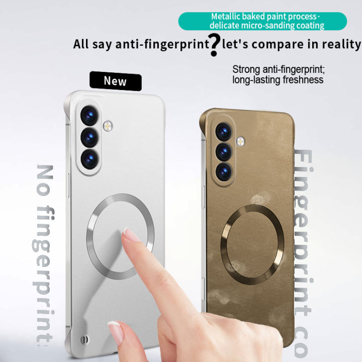 Ultra%20Thin%20Matte%20Metal%20PC%20Hard%20Frameless%20Magnetic%20Case%20For%20Samsung%20S26%20S25%20Edge%20S24%20S23%20S22%20Ultra%20Plus%20FE%20A57%20A37%20A17%20A56%20Cover%20-%20Image%202