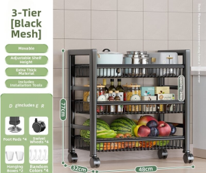 YIXUAN | Large Multifunctional Multiple Layers Storage Rack