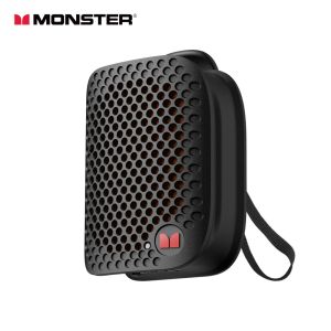 Monster M3 Magnetic Clip-On Mini BT V5.4 Portable Outdoor Sport Wearable Wireless Bluetooth Speakers With Bass Mic