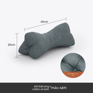 RESTAR | Gối Hỗ Trợ Đốt Sống Gập Được Có Bệ Đỡ Chân Đệm Dày Mềm ấm Thoáng Khí