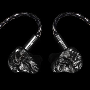 Vzonis VD01 Resin In-Ear HiFi Wired Earphones IEM 10mm Dual Dynamic Driver Music Earbuds Gaming Headset with 2-pin 3.5mm Cable