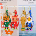 2026 New Mascot Football Team PVC Figure Bag Charm Football Match Souvenir Key Ring for Kids & Fans Christmas. 