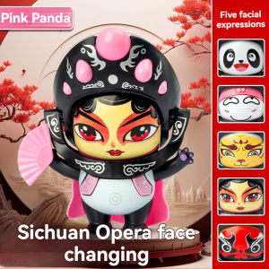 Traditional Chinese Sichuan Opera Culture Face Changing Panda Doll Interesting Face Changing Childrens Doll Gift Souvenir Toy