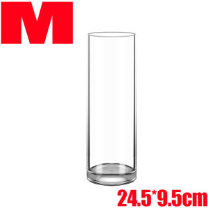 S/M/L Artificial Acrylic Clear Flower Vase Durabled Cylinder Design Available Flowers Plants Living Room Office Table Home Decor