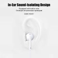 Original Type C In-Ear Wired Earphones Stereo Bass Headphone HIFI Earpiece with Mic For iPhone  17 Pro Max 17 Air 16 15 14 13 12 11 Pro Max Mini Earphones XR Plus USB-C For iphone 17 Air Wired Earbuds Lightning&3.5mm Accessories. 
