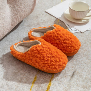 TRACYY Fur Fuzzy Women Slippers Winter New Short Plush Indoor Flat Slides Comfort Soft Furry Bedroom Slipper Fluffy Cotton Shoes