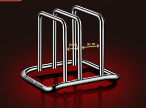 Olodo | Thickened 304 Stainless Steel Storage Rack for Cutting Boards and Pots Kitchen Organizer