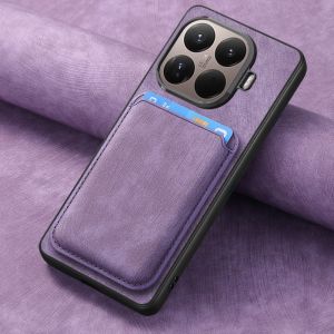 For Magsafe Leather Case for Xiaomi 15T Pro Magnetic Detachable 2 in 1 Wallet Card Pocket Cover for Xiaomi Mi15 T 15Tpro