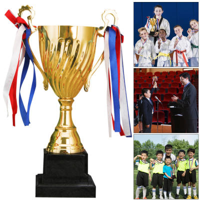 【Customer favorite】 Trophy Cup Gold Achievement Trophies Metal Award Trophy Cups Large Sculpture Tro