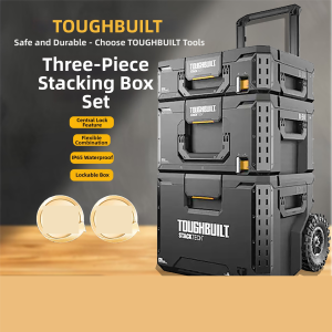 TOUGHBUILT |Modular Stacking Toolbox 3 Sets