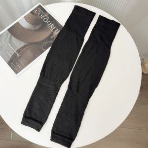 แผ่นรองเข่าอบอุ่นขนยาวหนาตัวป้องกันขาสนับเข่ากำมะหยี่กันลมกันหนาวผ้ารัดเข่าขาให้ความอบอุ่นสำหรับผู้หญิงและผู้ชาย