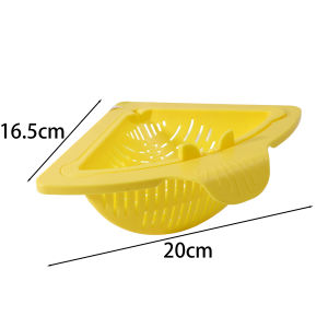 อ่างล้างจานแม่เหล็ก Keranjang Tirisan อาหารผักที่เหลือเครื่องกรองสบู่ฟองน้ำชั้นวางอุปกรณ์จัดระเบียบ