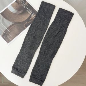 แผ่นรองเข่าอบอุ่นขนยาวหนาตัวป้องกันขาสนับเข่ากำมะหยี่กันลมกันหนาวผ้ารัดเข่าขาให้ความอบอุ่นสำหรับผู้หญิงและผู้ชาย