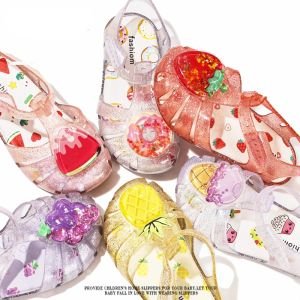 Christmas Gifts: Cute Fruit Jelly Princess Shoes & Breathable Beach Sandals