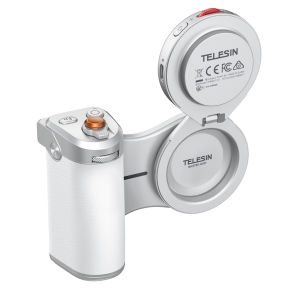 TELESIN Magnetic Phone Camera Shoot Hand Grip 3200Mha Powerbank Wireless Charging Phone Holder Remote Shooting Aid for Iphone