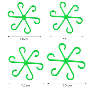 4PCS Stem Support Alocasia Monstera Leaf Supports 4Pcs Vine Support Clips For Climbing Plants To Grow Upright And Make Healthier
