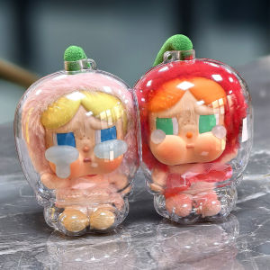 Transparent Protective Cover Dust Case for CRYBABY Series Crying Baby Vinyl Plush Face Protective Case Protective Cover