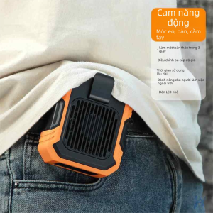 ROMADA | Quạt Kẹp Thắt Lưng Sạc USB Cao Cấp