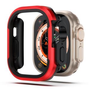 Aluminum alloy Case For Apple Watch Ultra 2 49mm series 9 8 7 6 se 5 TPU Bumper+Metal Frame For iWatch 45mm 41mm 44mm 40mm Cover H260321