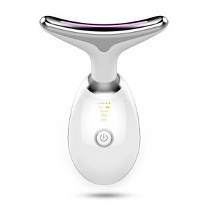 7 Color LED Face Lifter Neck Beauty EMS Neck Face Lifting Massager Skin Tighten Device Photon Anti Wrinkle Double Chin Remover