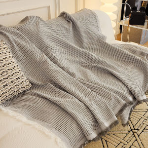 Nordic Polyester Cotton Sofa Blanket for Living Room Washable Plaid Sofa Protector Towel Home Decor Couch Chair Covers Nap Blanket 소파 담요