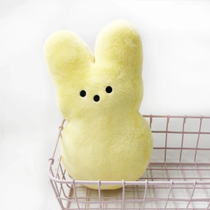 13cm Adorable Easter Peeps Bunny Plush Toys Cartoon Rabbit Toys Soft Stuffed Animal Toys Home Decoration Kawaii Bunny Kids Gifts