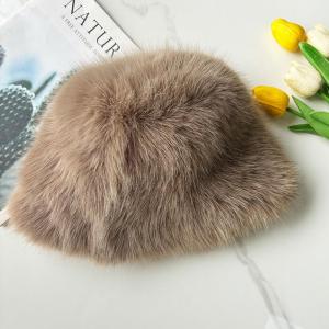 Fluffy Fur Bucket Hat For Women Plush Fisherman Hat Winter Ear Protection Cap Windproof Warm Female Panama Caps Chrismas Gifts