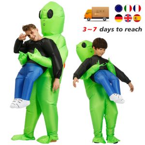 Inflatable Toys Alien Inflatable Suit Alien Monster Inflatable Costume Scary Cosplay Costume for Adult Party Festival Stage