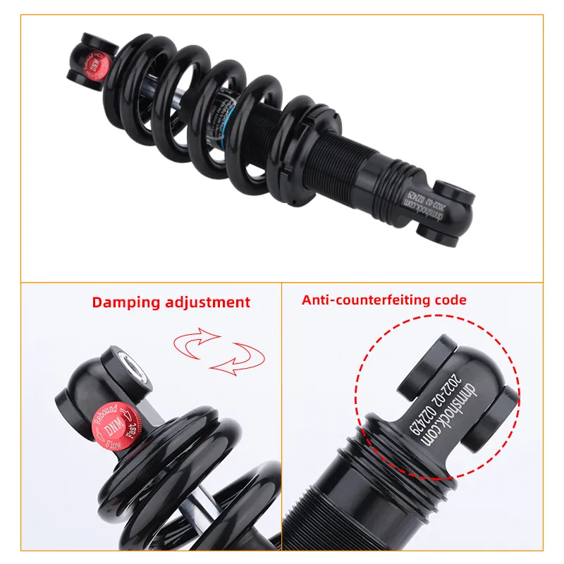 thumbnail image 2 of DNM DV22AR Coil Rear Shock 190x50mm – 750lb Spring, MTB Dirt Jump / Trail 2 of 5
